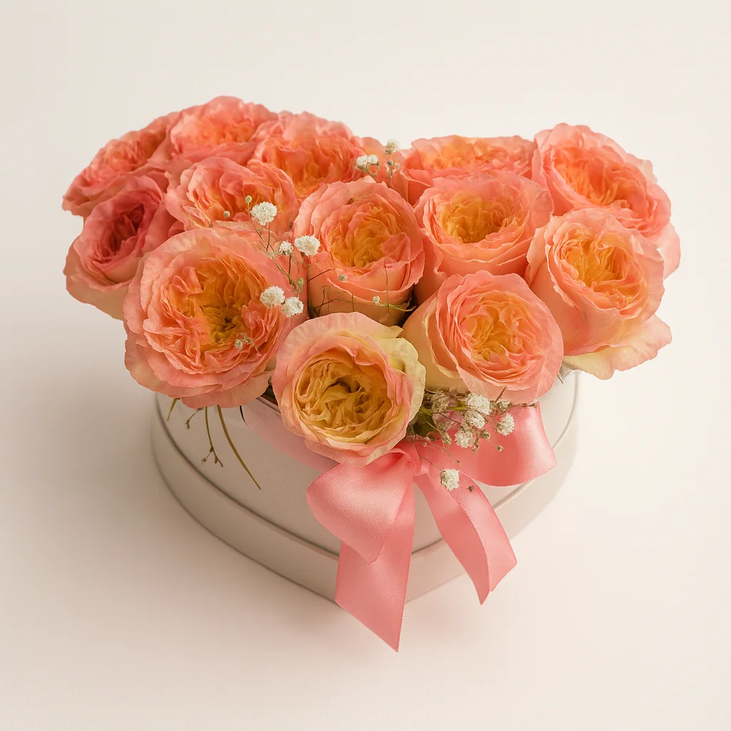 Corazón Rosas del Jardín