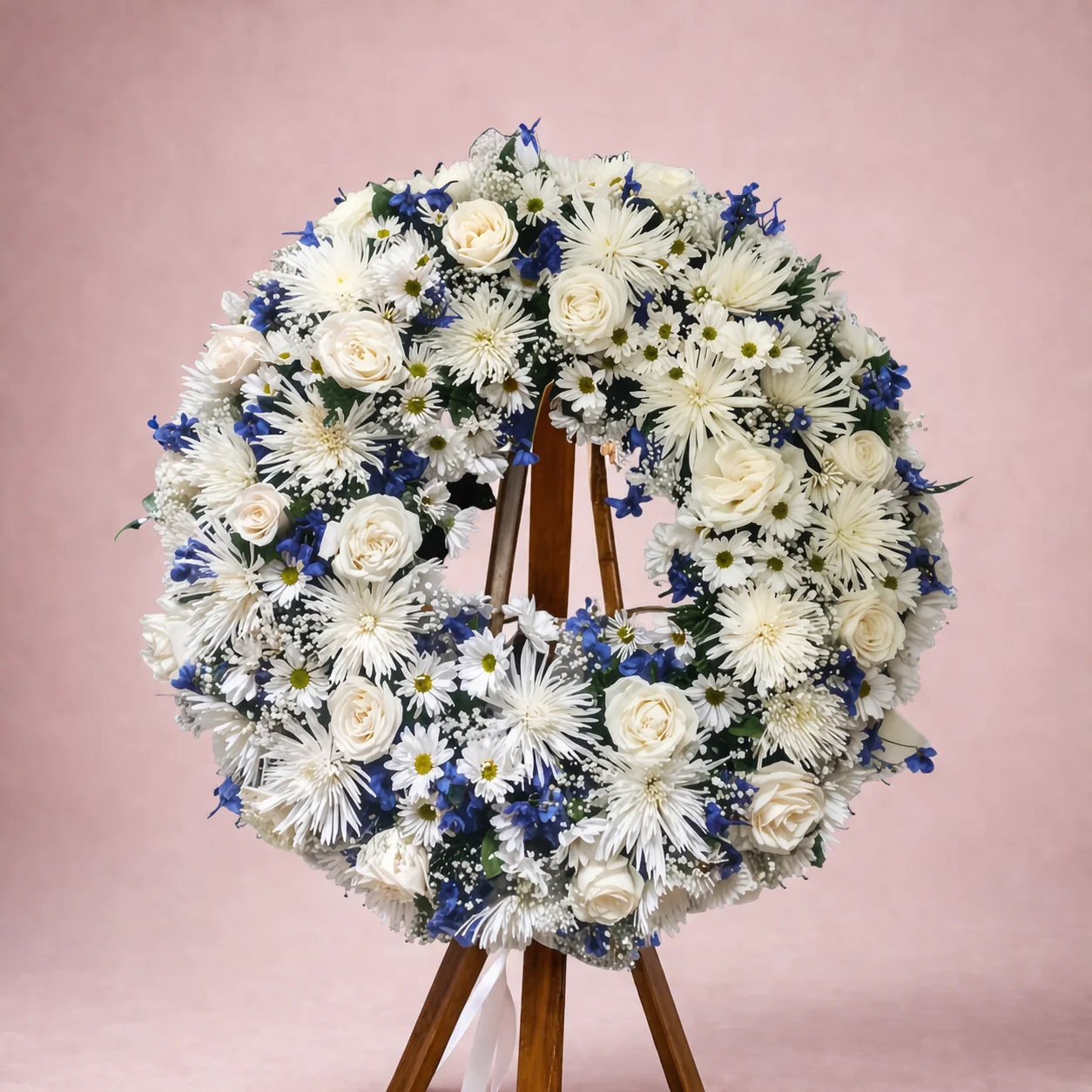 Corona Paz Azul y Blanca